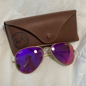 Hot pink ray ban sunglasses